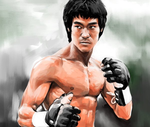 bruce lee drawing